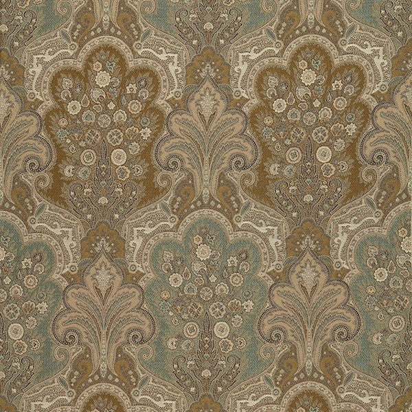 Schumacher Fabric 64592 New Castle Paisley Venetian