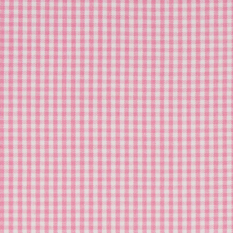 Schumacher Fabric 64649 Barnet Cotton Check Blush