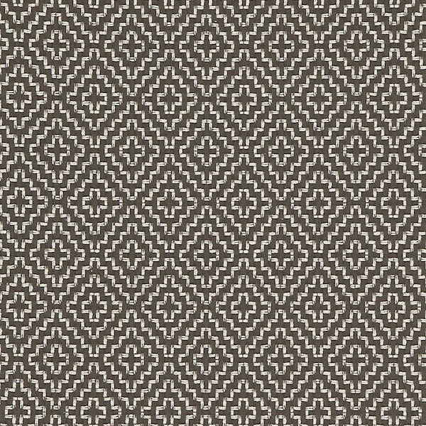 Schumacher Fabric 65625 Soho Weave Charcoal