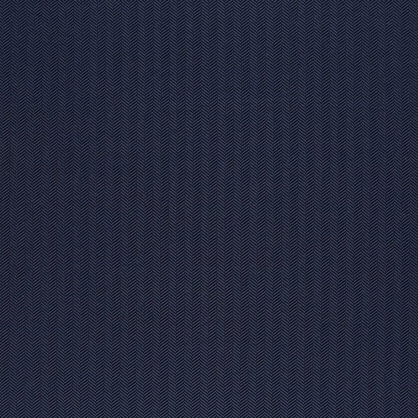 Schumacher Fabric 65940 Paloma Herringbone Navy