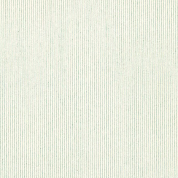 Schumacher Fabric 65984 Wesley Ticking Stripe Aqua