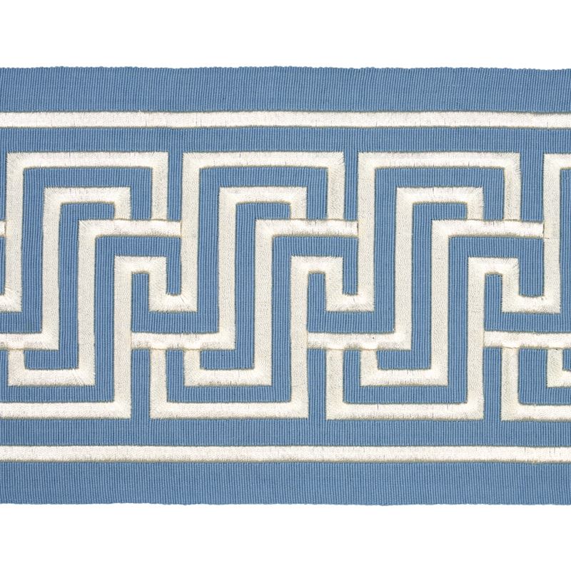 Schumacher Fabric Trim 66148 Labyrinth Tape Sky