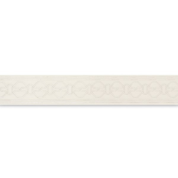 Schumacher Fabric Trim 66156 Malmaison Tape Silver