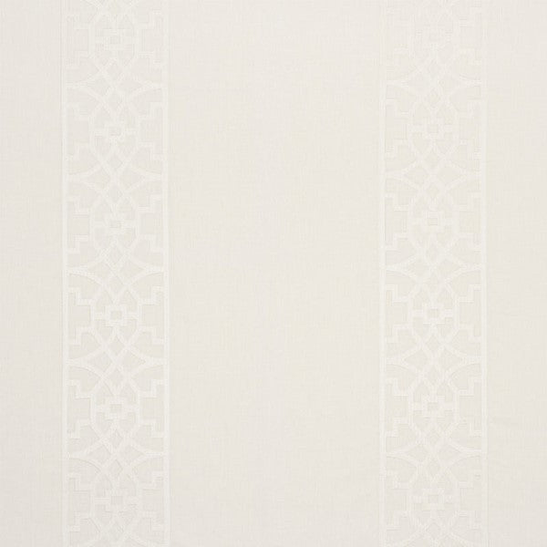 Schumacher Fabric 66185 Don't Fret Ivory