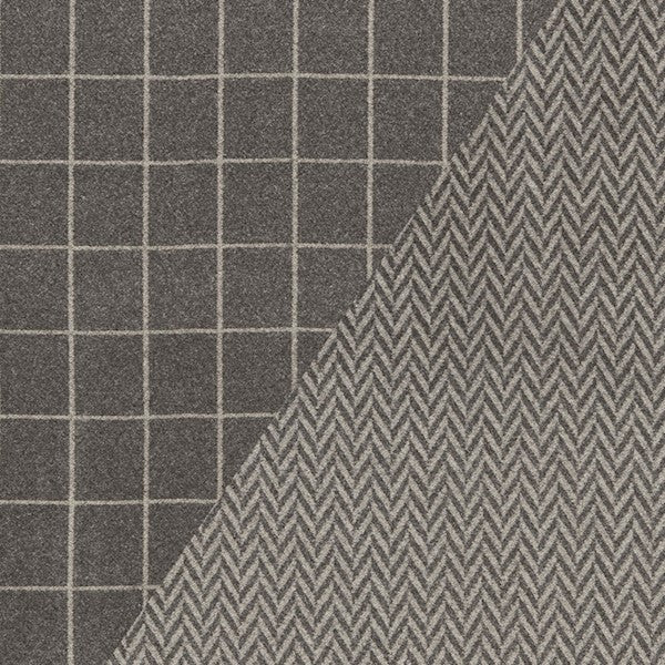 Schumacher Fabric 66652 Colorado Charcoal Nickel