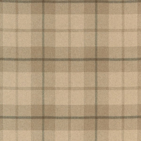 Schumacher Fabric 66660 Montana Wool Plaid Buckskin