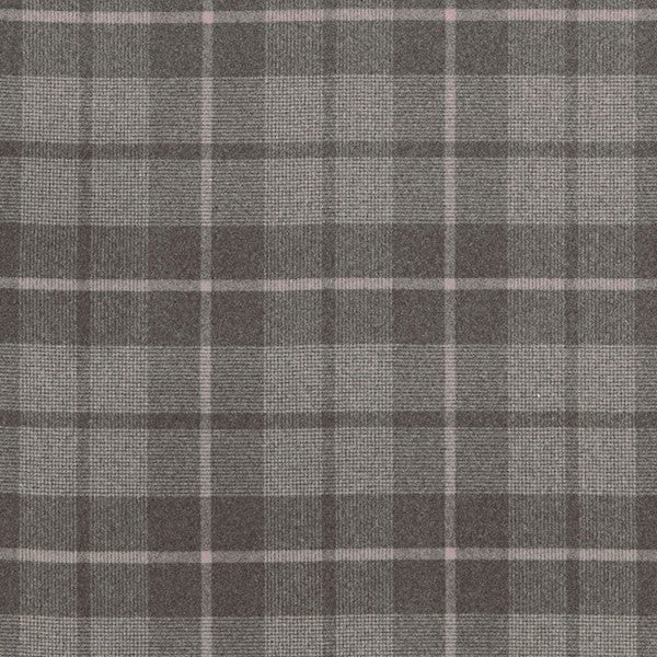 Schumacher Fabric 66661 Montana Wool Plaid Oxford Grey