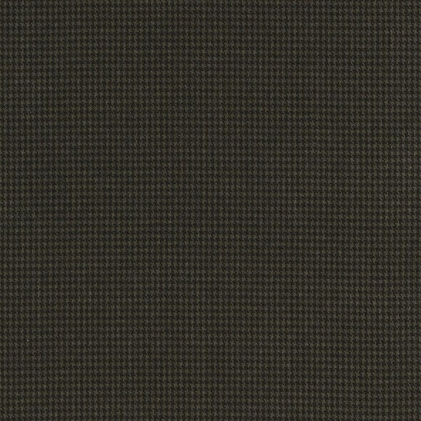 Schumacher Fabric 66740 Dillon Velvet Houndstooth Black Walnut