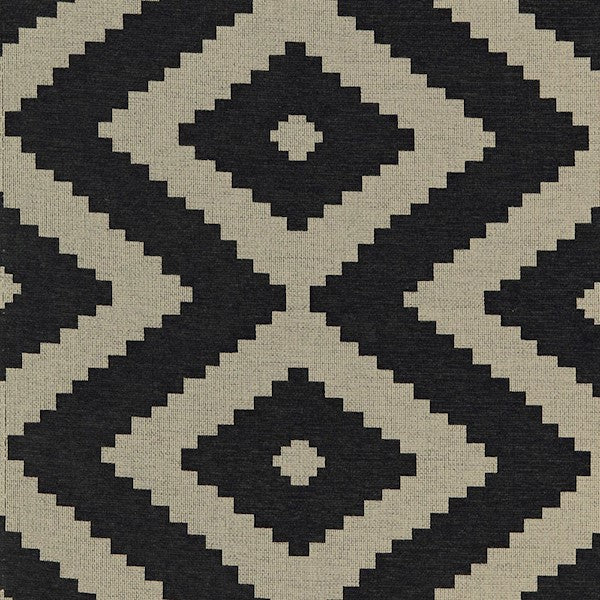 Schumacher Fabric 66763 Vail Chenille Raven