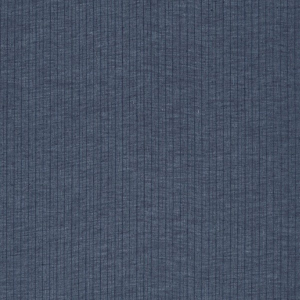 Schumacher Fabric 67390 Cascade Stripe Indigo