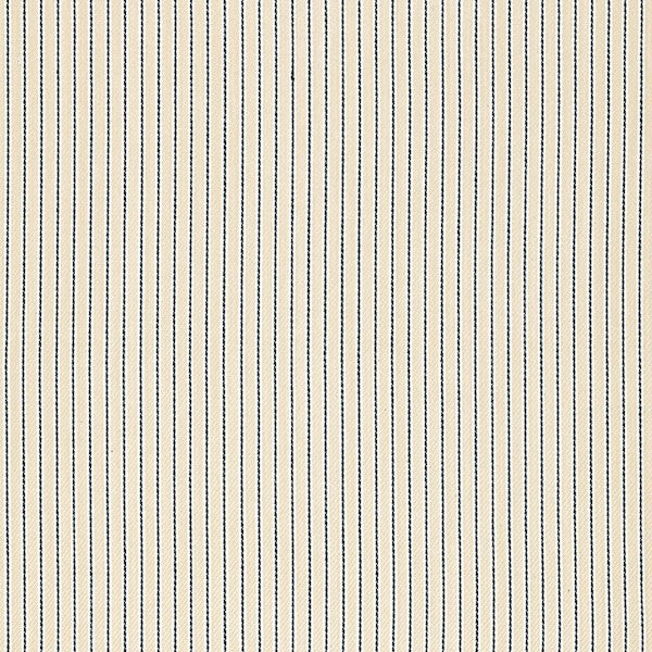 Schumacher Fabric 67502 Rain Shadow Stripe Indigo