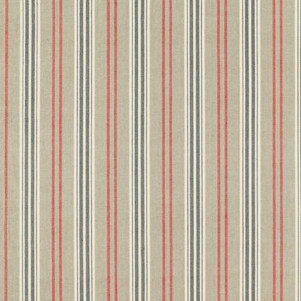 Schumacher Fabric 68691 Loire Jute Stripe Noir