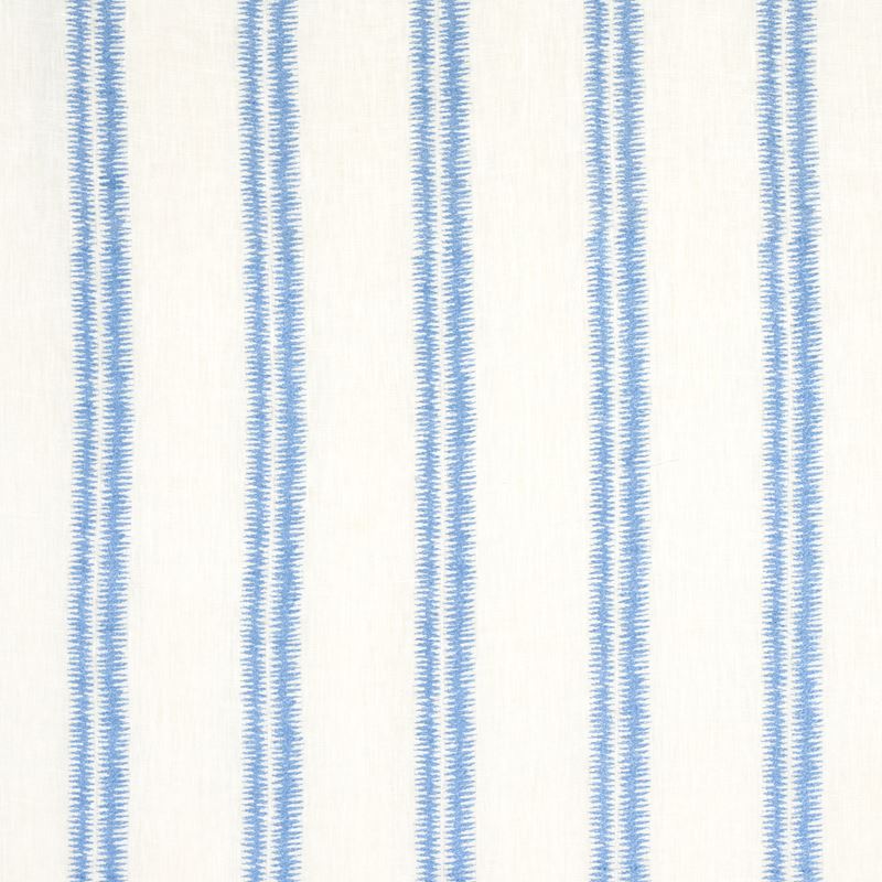 Schumacher Fabric 68795 Paloma Embroidery Chambray