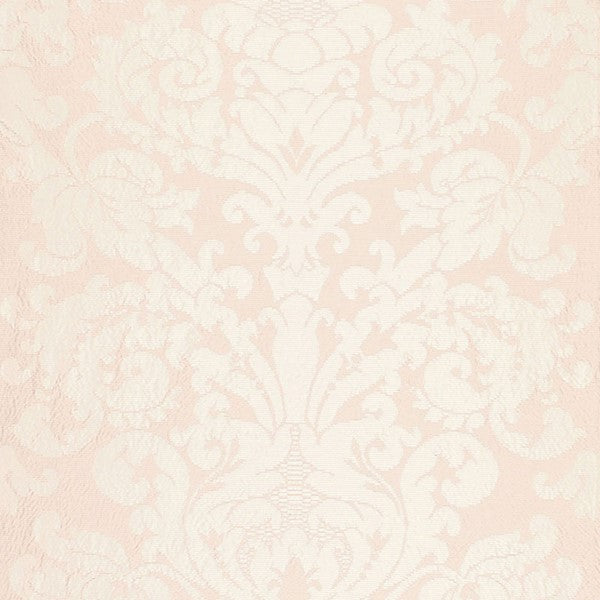 Schumacher Fabric 68881 Chateau Silk Damask Blush