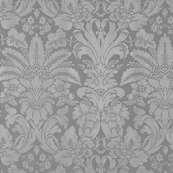 Schumacher Fabric 69143 Colette Damask Charcoal