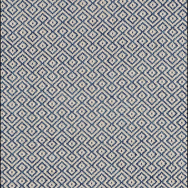 Schumacher Fabric 69812 Lessing Indigo