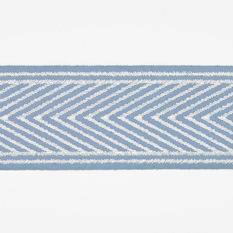 Schumacher Fabric Trim 69966 Nicholson Tape Sky