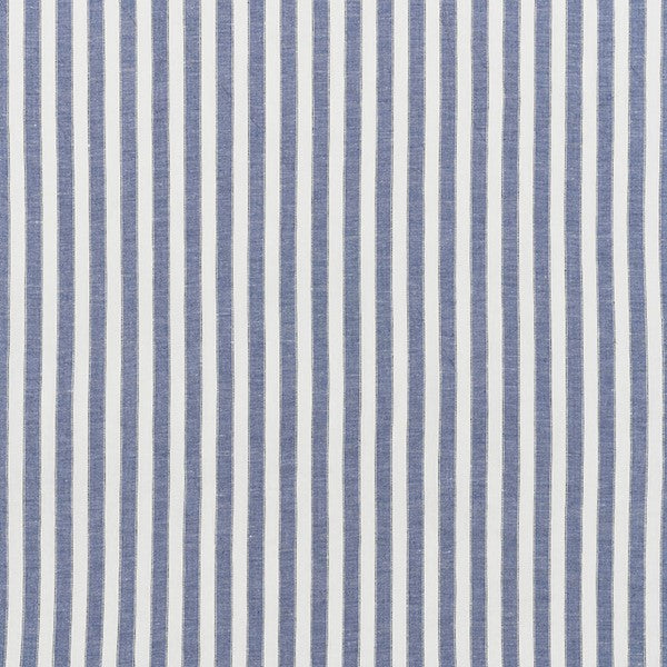 Schumacher Fabric 70030 Regatta Linen Stripe Chambray