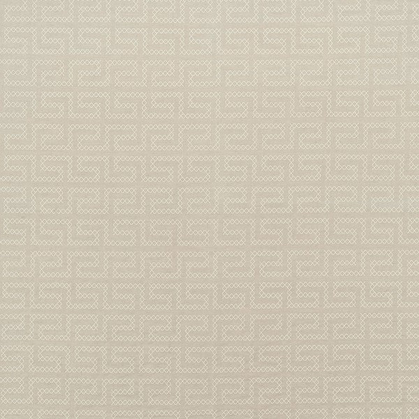 Schumacher Fabric 70231 A Maze Embroidery Sand