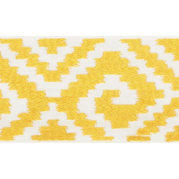 Schumacher Fabric Trim 70601 Fillmore Tape Yellow