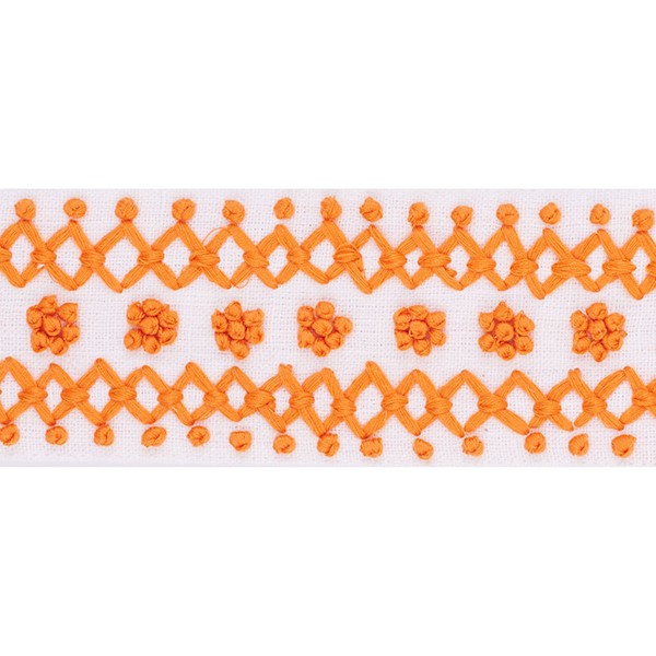 Schumacher Fabric Trim 70632 Sunnyvale Tape Orange