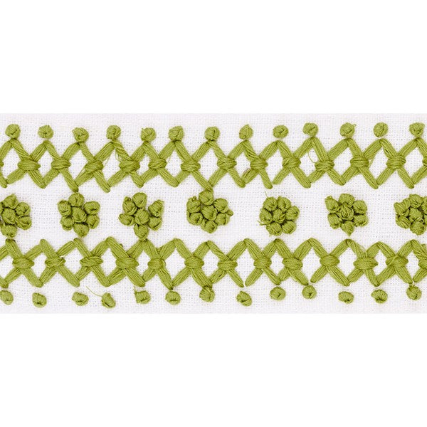 Schumacher Fabric Trim 70638 Sunnyvale Tape Leaf