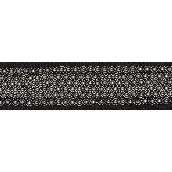 Schumacher Fabric Trim 70703 Garbo Tape Black