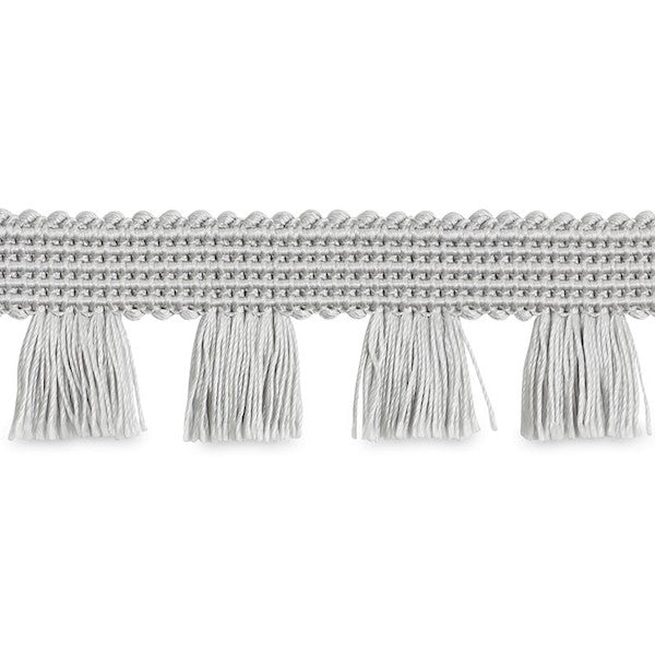 Schumacher Fabric Trim 70725 Bell Fringe Silver