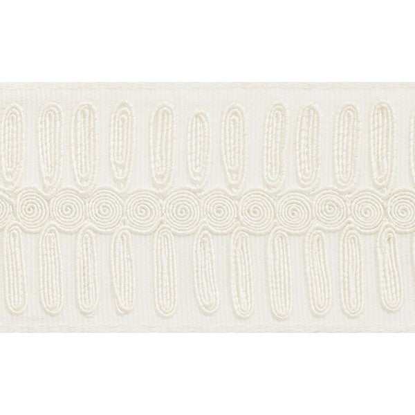 Schumacher Fabric Trim 70740 Castille Tape Ivory