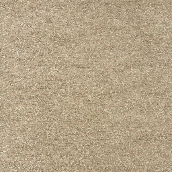 Schumacher Fabric 70861 Flower Chenille Sandstone