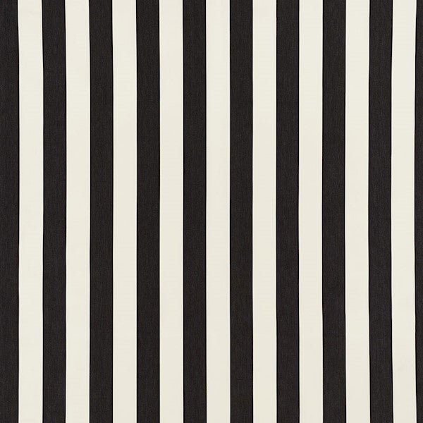 Schumacher Fabric 71320 Andy Stripe Black