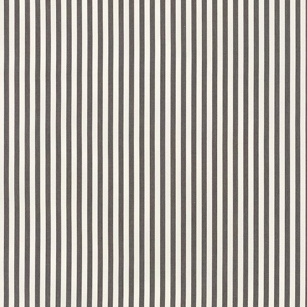 Schumacher Fabric 71341 Brigitte Stripe Charcoal