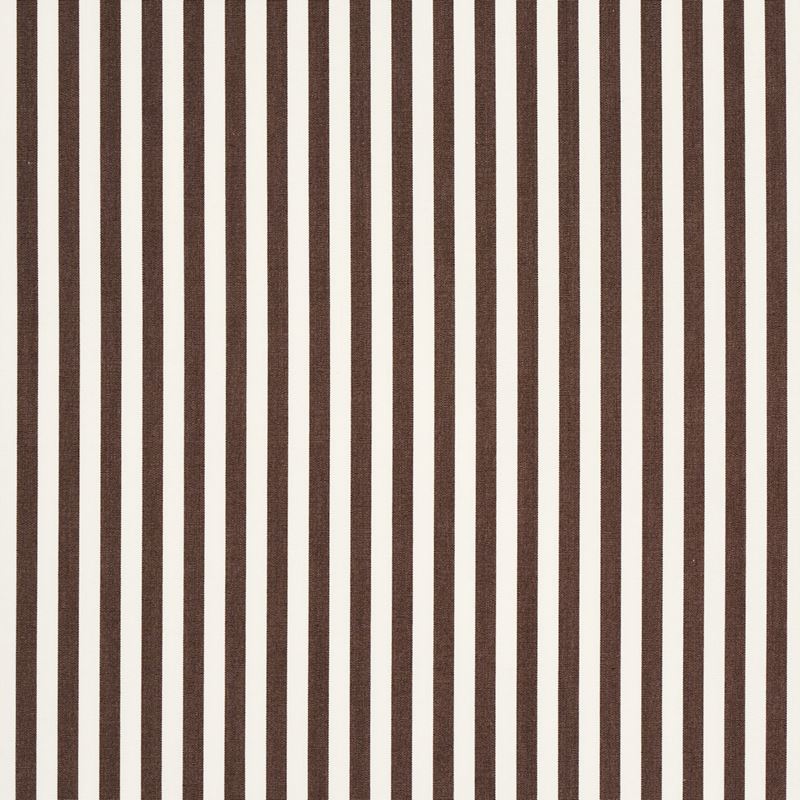 Schumacher Fabric 71347 Brigitte Stripe Brown