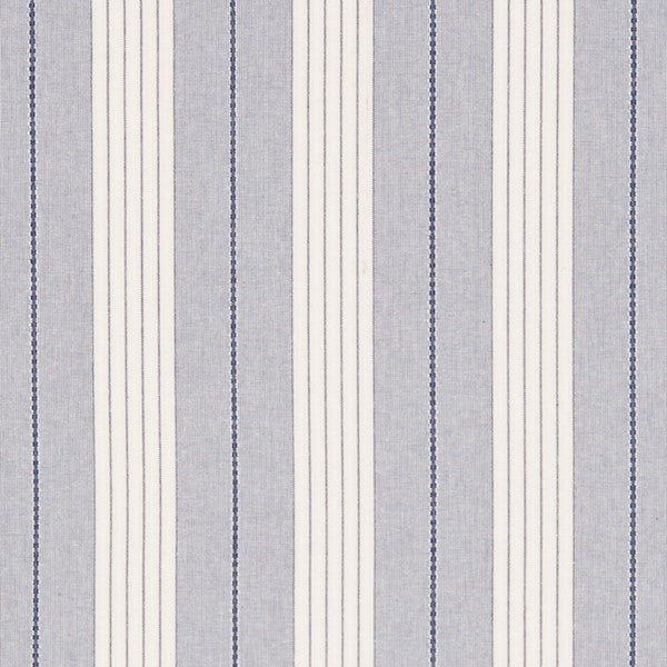 Schumacher Fabric 71370 Audrey Stripe Navy