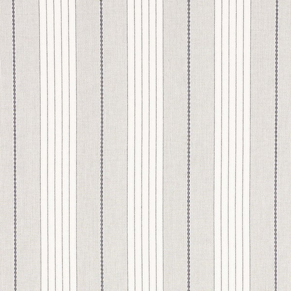 Schumacher Fabric 71372 Audrey Stripe Grey