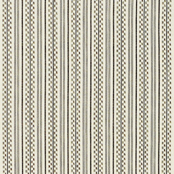 Schumacher Fabric 71414 Jack Stripe Black