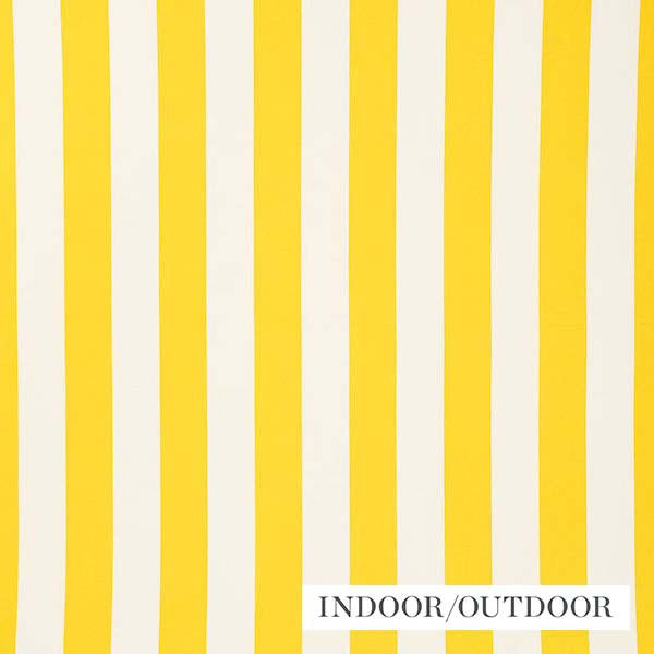 Schumacher Fabric 71752 Cabana Stripe Yellow