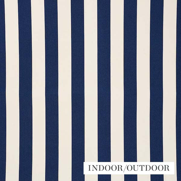 Schumacher Fabric 71755 Cabana Stripe Navy