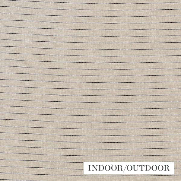 Schumacher Fabric 71811 Manning Stripe Blue Natural