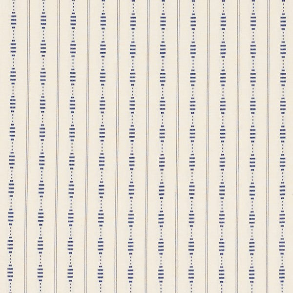 Schumacher Fabric 71901 Rania Stripe Navy