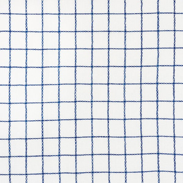 Schumacher Fabric 72080 Agnes Sheer Navy