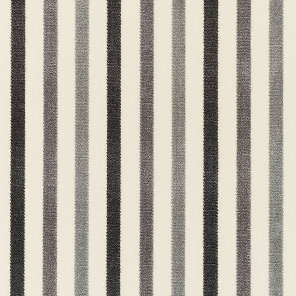 Schumacher Fabric 72293 Le Matelot Charcoal