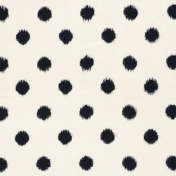 Schumacher Fabric 72342 Sakuru Ikat Black