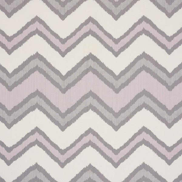 Schumacher Fabric 72632 Chevron Ikat Lilac