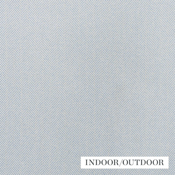 Schumacher Fabric 73141 Classic Herringbone Chambray