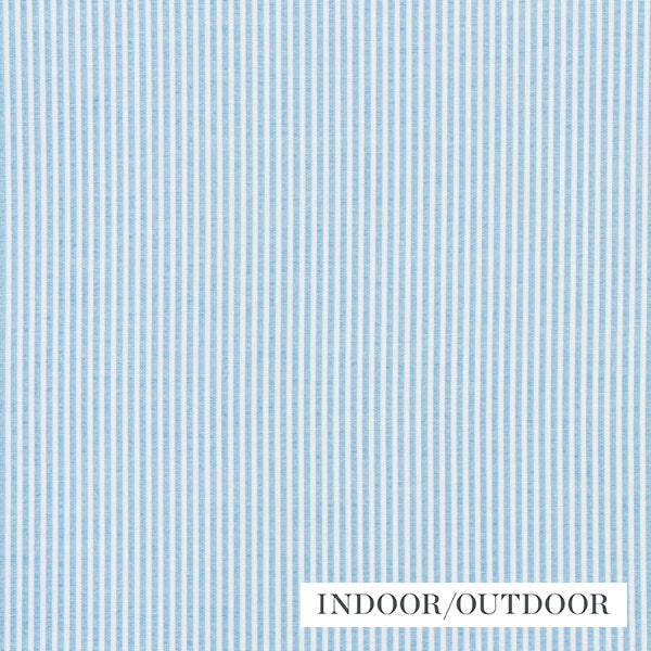 Schumacher Fabric 73150 Easton Stripe Sky