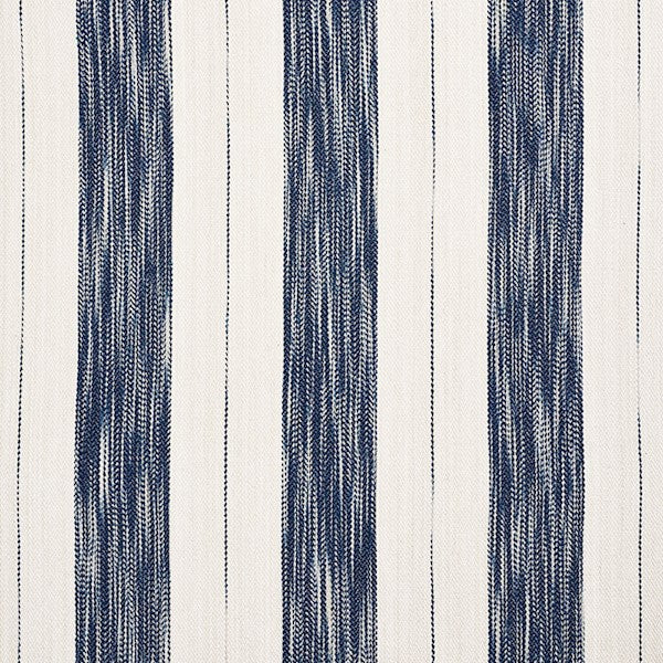 Schumacher Fabric 73311 Arroyo Stripe Indigo