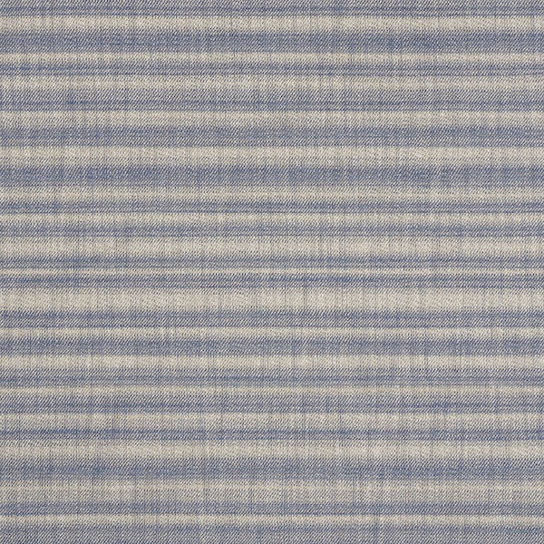 Schumacher Fabric 73361 Petra Stripe Indigo