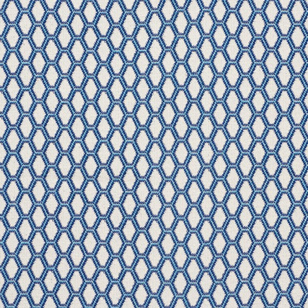 Schumacher Fabric 73420 Beehive Blue