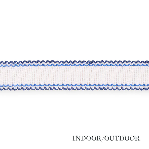 Schumacher Fabric Trim 73570 Filippa Tape Marine